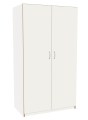 Opbergkast 2 deuren B100 x H180cm Wit Tangara Groothandel voor de Kinderopvang Kinderdagverblijfinrichting